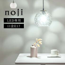 ゆらめき 照明 ライト ペンダントライト 北欧 ガラス 水波紋 おしゃれ 吊り下げライト 吊り下げ照明 ダイニング照明 おしゃれ ダイニングライト led ペンダントランプ 電気 キッチン照明 レトロ クリア 球体 丸 円 透明 noji ノジー LIT000173