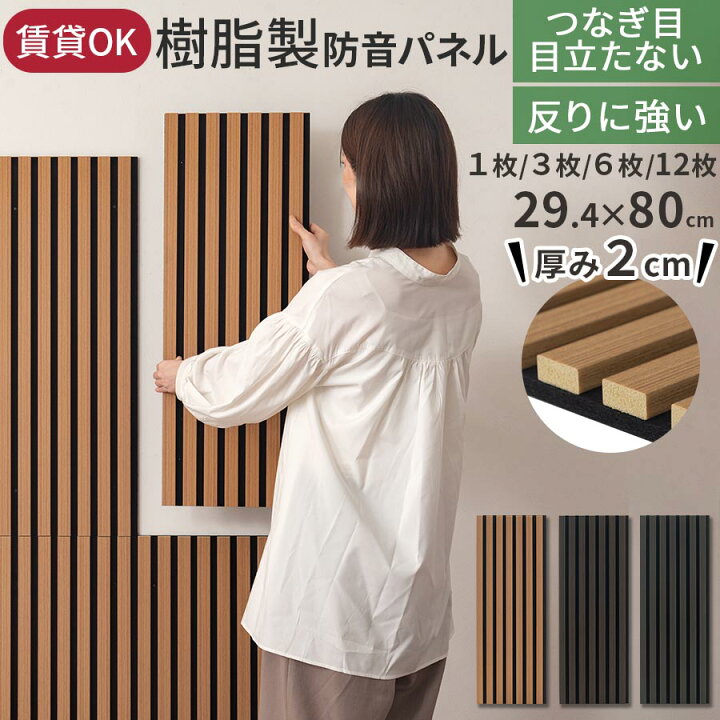 楽天市場】【4時間限定！10％OFFクーポン 7/1迄】 防音パネル 壁 単品 