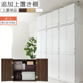 【クーポンで5％OFF！4/27迄】 【組立品/完成品が選べる】 上置き棚 ワードローブ 木製 クローゼット つっぱり 天井 約 幅 60 cm 上棚 扉付き キャビネット 壁面ラック 衣類収納 壁面収納 棚 突っ張りラック 壁面 扉付き 収納棚 ラック つっぱり棚 ホワイト 他 LRAUW0340