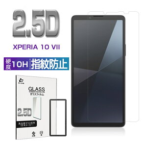 Xperia 10 VII KXیtB SO-52F/SOG16/A502SO/XQ-FE44 X}ztB 2.5D ^ 0.3mm 10Hdx Ռz wh~ NAdl tBbg sb^ if a ho X 