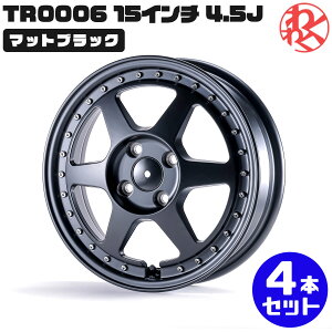 WANGAN357 TR0006 15C` 4.5J +45 4 4H PCD100 nu67.1mm }bgubN zC[ 4{i GuC nC[bg Ag[