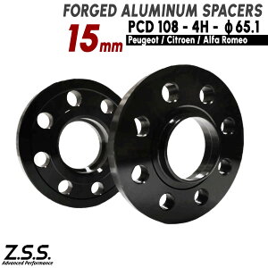Z.S.S. AP W[v JEEP AVENGER AxW[ (2023~) 15mm PCD108 4 4x108 nua 65.1 ChgbhXy[T[ ZSS