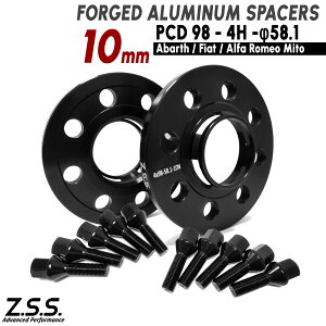 Z.S.S. AP At@ I WjA(2008~2018) ALFA ROMEO JUNIOR 10mm Xy[T[ PCD98 4 4x98 58.1 M12xP1.25 {gt