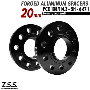 Z.S.S. AP �t�F���[�� Ferrari F430 F355 �J���t�H���j�A California �X�y�[�T�[ 20mm PCD108 PCD114.3 5�� 5x108 5x114.3 67.1�� ZSS
