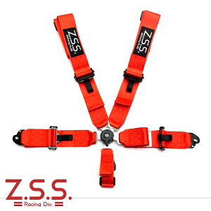 z.s.s. 5�_�� ���[�V���O�n�[�l�X �V�[�g�x���g 3�C���` ���b�h �� �J�����b�N�� ZSS Racing Harness �A�C�{���g�t