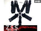 Z.S.S. Racing Harness 5点式 3インチ シートベルト レーシングハーネス ブラック ZSS