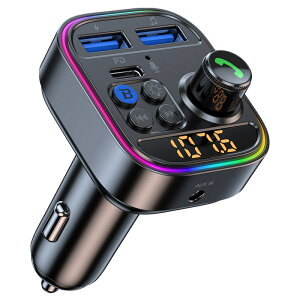 yVo Bluetooth5.3zFMgX~b^[ Bluetooth5.3 ԍFMgX~b^[ PD 30W+QC3.0}[d ԍڏ[d nYt[ʘb Bluetooth/U-fBXNΉ 2̉yĐ[h12V-24VԑΉ LEDfBX