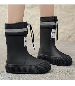 レインシューズ レインブーツ 長靴 雨具 おしゃれ かわいい シンプル 完全防水 雨 梅雨 台風 対策 アウトドア 防滑 長靴 防水靴 軽量 滑りにくいレディース(送料無料)