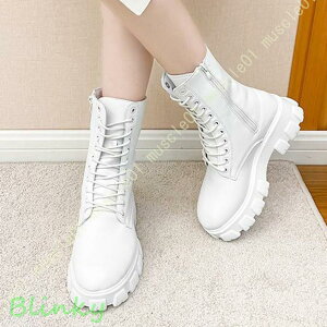 ブーツ ショートブーツ レースアップ 厚底ソール レディース ブーツ レディース 厚底アンクルブーツ 地雷系 靴 シューズ 紐 厚底 PU 厚底ブーツ 太ヒー 防水