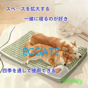 ペットベッド マット 犬ベッド 猫ベッド クッション ペットマット 枕付き ふわふわ 犬猫兼用 小型犬 中型犬 大型犬 猫 カジュアル 四季を通じて使用できる