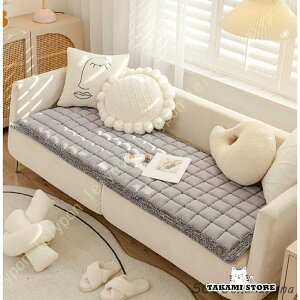 長座布団 ソファシートマット 可愛い 北欧 フリーシートクッション おしゃれ ごろ寝 座布団 水洗い 滑り止め付き 2人掛け 大きめ 出窓クッション