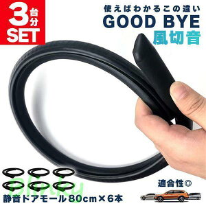 車 ドアモール 風切り音 3セット 低減 軽減 風切り音防止モール ブラック エッジモール 傷防止 ドアガード U字型 カー用品 ドアエッジ メンテナ