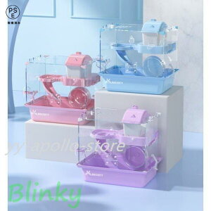 ハムスター用品ハムスターケージ小動物用ケージケージ広いハウス小動物小屋籠かご飼育大きい透明滑り止め掃除しやすい贅沢セット