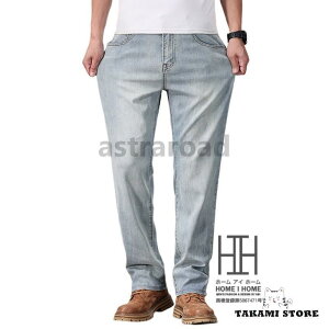 ストレッチパンツ メンズ ゴルフ ジーンズ メンズ ストレート 大きいサイズ 作業ズボン 接触冷感 夏用 デニム ワイド 蒸れない 暑くない ズボン メンズパンツ