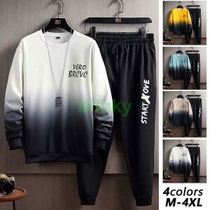 上下セット セットアップ スウェット メンズ スポーツウェア 運動着 ジャージ 上下セット 秋服 秋物 スエットパンツ プルオーバー