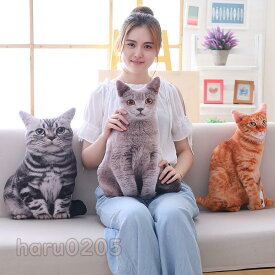 ぬいぐるみ ネコ オリジナル ペット クッション 写真入り オーダーメイド 猫 ねこ 3D ヘッド枕 50cm メモリアル ギフト 誕生日 プレゼント父の日