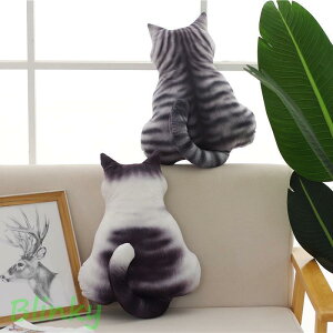 猫抱き枕 柔らかくクッション添い寝枕 癒される可愛いネコぬいぐるみ 動物クリスマスプレゼント 43cm