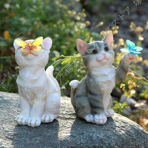 猫ソーラーオーナメント ソーラーライト LED 園芸ライト 置物 かめ 屋外 置き型 ネコ 猫 ねこ 猫グッズ ガーデンライト 屋外 かわいい 電池不要 オーナメント