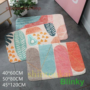 バスマット 北欧風 玄関マット オシャレ 浴室 洗面所 トイレ用 吸水マット キッチンマット 家庭用 滑り止め リビングルーム 事務所 四季通用