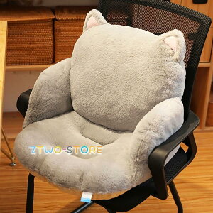 椅子 クッション 座椅子 猫 グレー キャット ぬいぐるみ 抱き枕 動物 ネコ 猫ちゃん CAT アニマル かわいい チャーミング おもちゃ 誕生日 ギフト