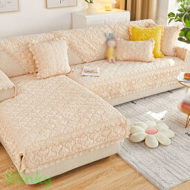 ソファーパッド あったかソファカバー マイクロファイバー 1/2/3人掛け 洗濯可能 犬猫対策 ファーソファカバー マルチカバー ふわもこ ソファカバーベロア