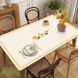 レザー デスクマット オフィス アクセサリー用 PU製 テーブルクロス テーブルマット デスクパット 撥水 北欧 おしゃれ 白 高密度 手入れ簡単 汚れ防止