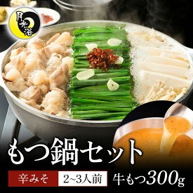 福岡・久留米の名店 月光浴 国産牛もつ鍋セット 辛みそ 2～3人前【〆のラーメン付き！】送料無料 北海道直送国産牛もつ 300g 高級あごだし お取り寄せ 贈り物 ギフト ファミリー こだわり 冷凍 ホルモン 博多