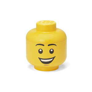 【正規店】レゴ ミニフィグ 小物収納 オブジェ LEGO STORAGE HEAD SMALL - レゴ ストレージ ヘッド スモール - ブロック おもちゃ 収納 ボックス ケース 収納ケース お菓子 おもちゃ箱 子供 キッズ 赤