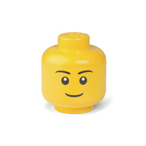 【正規店】レゴ ミニフィグ 小物収納 オブジェ LEGO STORAGE HEAD SMALL - レゴ ストレージ ヘッド スモール - ブロック おもちゃ 収納 ボックス ケース 収納ケース お菓子 おもちゃ箱 子供 キッズ 赤