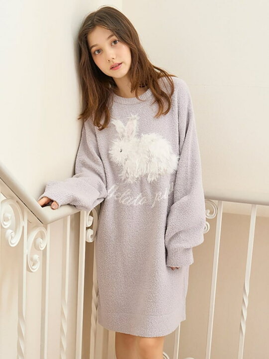 楽天市場】【SALE／30%OFF】ベビモコラビットジャガードワンピース  