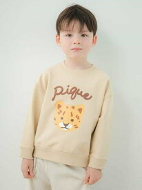 【SALE／30%OFF】【KIDS】裏毛ワンポイントプルオーバー gelato pique ジェラートピケ トップス カットソー・Tシャツ ピンク ベージュ ネイビー【RBA_E】【送料無料】[Rakuten Fashion]