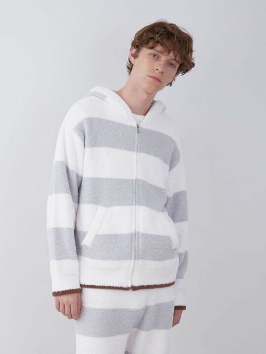 楽天市場】【ラッピング済み】【HOMME】パウダートリムボーダーパーカ 
