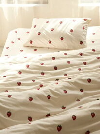 【Sleep】ストロベリー柄3点セット(シングル) gelato pique Sleep ジェラートピケ インテリア・生活雑貨 その他のインテリア・生活雑貨【送料無料】[Rakuten Fashion]