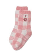 【SALE／30%OFF】【KIDS】エアリーモコギンガムチェック柄ソックス gelato pique ジェラートピケ ファッ…