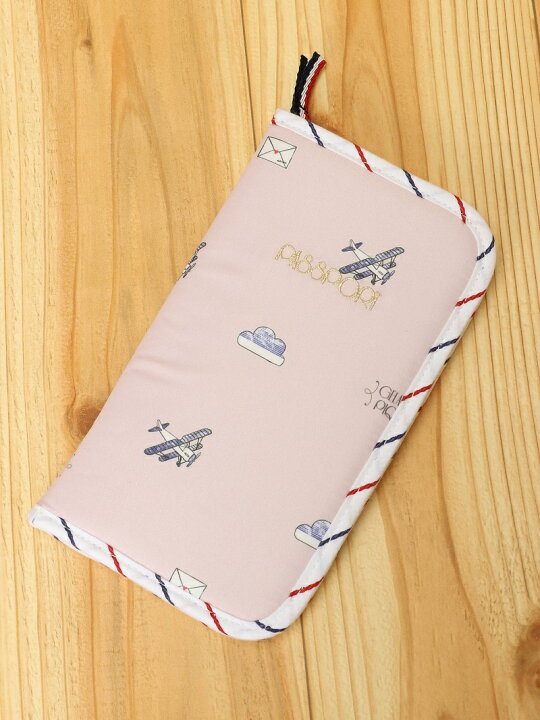 楽天市場 Rakuten Fashion Sale 30 Off トラベル柄パスポートケース Gelato Pique ジェラートピケ 財布 小物 パスケース カードケース ホワイト ピンク Rba E Gelato Pique ジェラートピケ