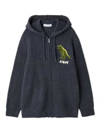 【HOMME】ワッフルダイナソーパーカ gelato pique ジェラートピケ トップス パーカー・フーディー ネイビー【送料無料】[Rakuten Fashion]