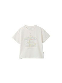 【KIDS】メリーゴーランドワンポイントTシャツ gelato pique ジェラートピケ トップス カットソー・Tシャツ ホワイト【送料無料】[Rakuten Fashion]