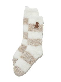 【HOMME】ベアさがらメランジ2ボーダーソックス gelato pique ジェラートピケ 靴下・レッグウェア 靴下[Rakuten Fashion]