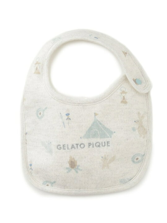 楽天市場 Sale 30 Off Baby アニマルキャンプモチーフ Baby スタイ Gelato Pique ジェラートピケ マタニティー ベビー ベビー用品 グレー ピンク Rba E Rakuten Fashion Gelato Pique ジェラートピケ