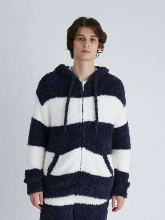 新品 M GELATO PIQUE HOMME ボーダー パーカー ネイビー 楽天市場 