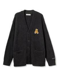 【ONLINE限定】【HOMME】ベビモコベアワンポイントカーディガン gelato pique ジェラートピケ インナー・ルームウェア その他のインナー・ルームウェア ベージュ ネイビー【送料無料】[Rakuten Fashion]