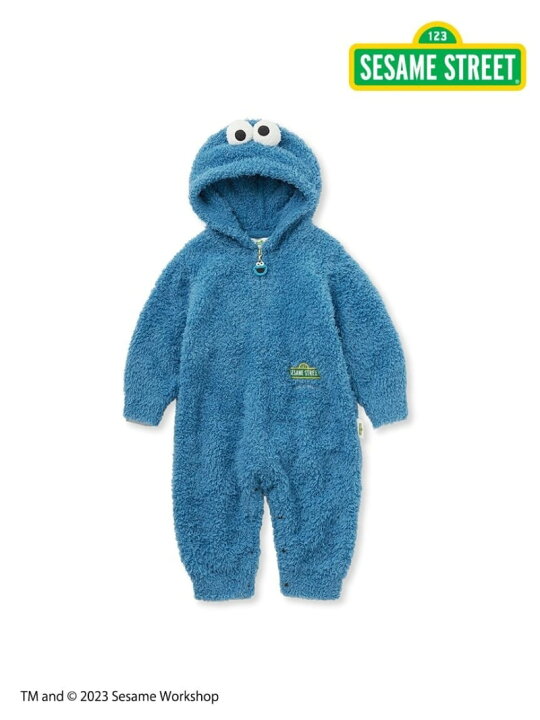 楽天市場】【SESAME STREET】【BABY】クッキーモンスターロンパース 