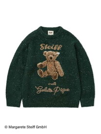 【Steiff】【HOMME】パウダーネップジャガードプルオーバー gelato pique ジェラートピケ トップス スウェット・トレーナー グリーン【送料無料】[Rakuten Fashion]