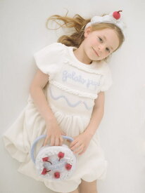 【SALE／30%OFF】【KIDS】エアリーモコホイップケーキワンピース gelato pique ジェラートピケ ワンピース・ドレス その他のワンピース・ドレス ホワイト ピンク【RBA_E】【送料無料】[Rakuten Fashion]