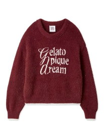 ラメフェザープルオーバー gelato pique ジェラートピケ インナー・ルームウェア その他のインナー・ルームウェア レッド ピンク【送料無料】[Rakuten Fashion]