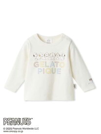 【PEANUTS PUPPIES】【BABY】ワンポイントロンT gelato pique ジェラートピケ トップス カットソー・Tシャツ ホワイト【送料無料】[Rakuten Fashion]