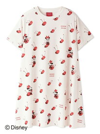 【販路限定商品】 Minnie/プリントワンピース gelato pique ジェラートピケ インナー・ルームウェア その他のインナー・ルームウェア ホワイト ピンク【送料無料】[Rakuten Fashion]