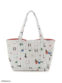 【Dick Bruna】キルティング総柄ママバッグ gelato pique ジェラートピケ バッグ エコバッグ・サブバッグ ピンク グレー【送料無料】[Rakuten Fashion]