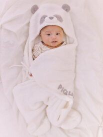 【限定カラーあり】【BABY】パウダーアニマルおくるみ gelato pique ジェラートピケ マタニティウェア・ベビー用品 その他のベビーグッズ グリーン ホワイト【送料無料】[Rakuten Fashion]