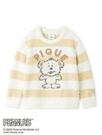 【販路限定】【PEANUTS PUPPIES】【KIDS】ベビモコプルオーバー gelato pique ジェラートピケ トップス ニット ピンク ベージュ【送料無料】[Rakuten Fashion]
